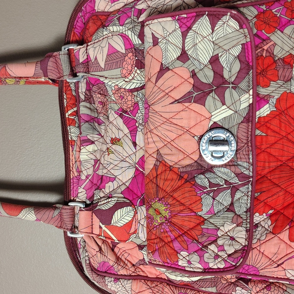 Vera Bradley Bohemian Bloom Floral Bag *Flaw - Picture 4 of 11